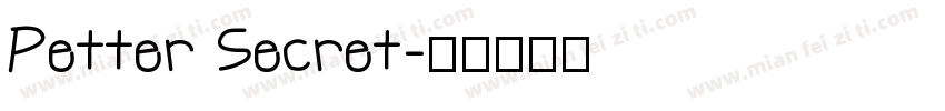Petter Secret字体转换